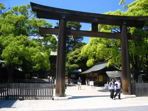 Entrance of Meiji Jingu Shrine