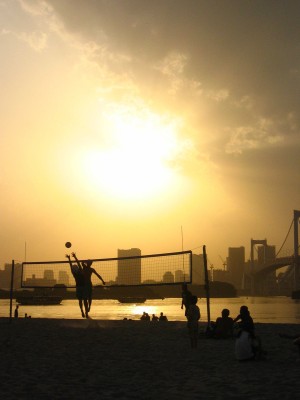 Sunset Tokyo Beach